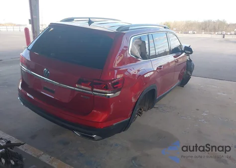 2021 Volkswagen Atlas 2.0T Sel Premium from USA, damaged, VIN 1V2TP2CA4MC587427